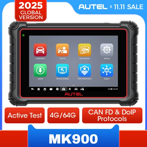 Autel MaxiCOM MK900 OBDII escáner herramienta de escaneo de diagnóstico de todos los sistemas prueba activa DoIP CAN FD FCA Autoauth SGW actualización de MK808BT PRO
