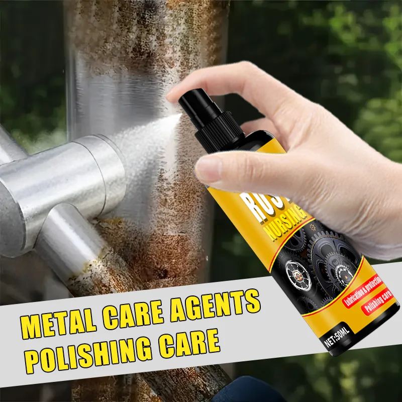 50ml All-in-One Metal Polish Spray Restores Shine Prevents Oxidation for Cars Motorcycles RVs Stainless Steel Kitchenware