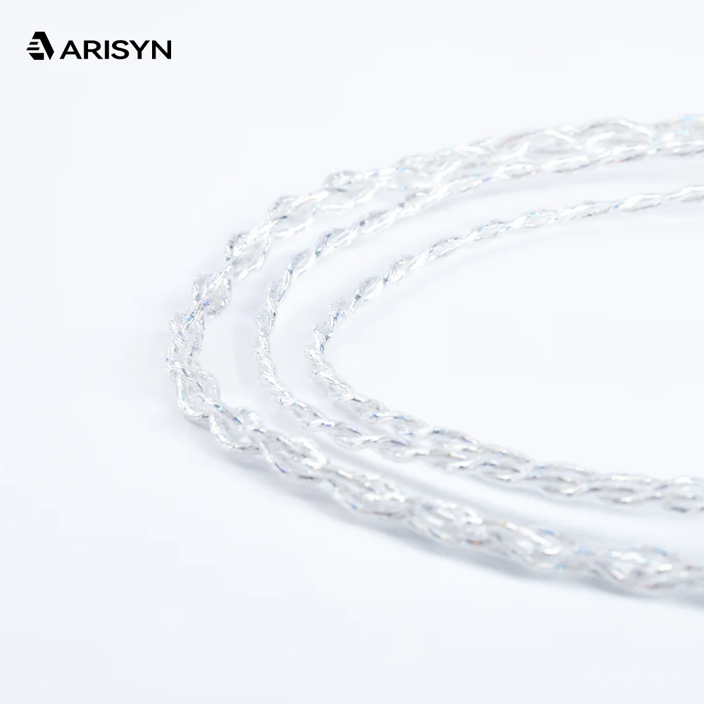 Wyprzedaż ARISYN BING XIAN Kabel do słuchawek 26 AWG 4 przewody Przewodowy zestaw słuchawkowy z wtyczkami 0.78 2pin 3.5mm 4.4mm do słuchawek dousznych — zdjęcie produktu 3