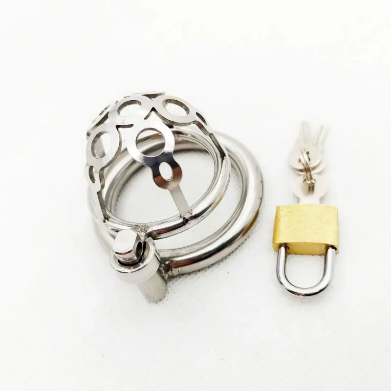 Cock Cage Lockable Ball Scrotum Stretcher Chastity Device Chastity Belt  Sex Toys for Men Penis Sleeve Cock Ring Lock Male