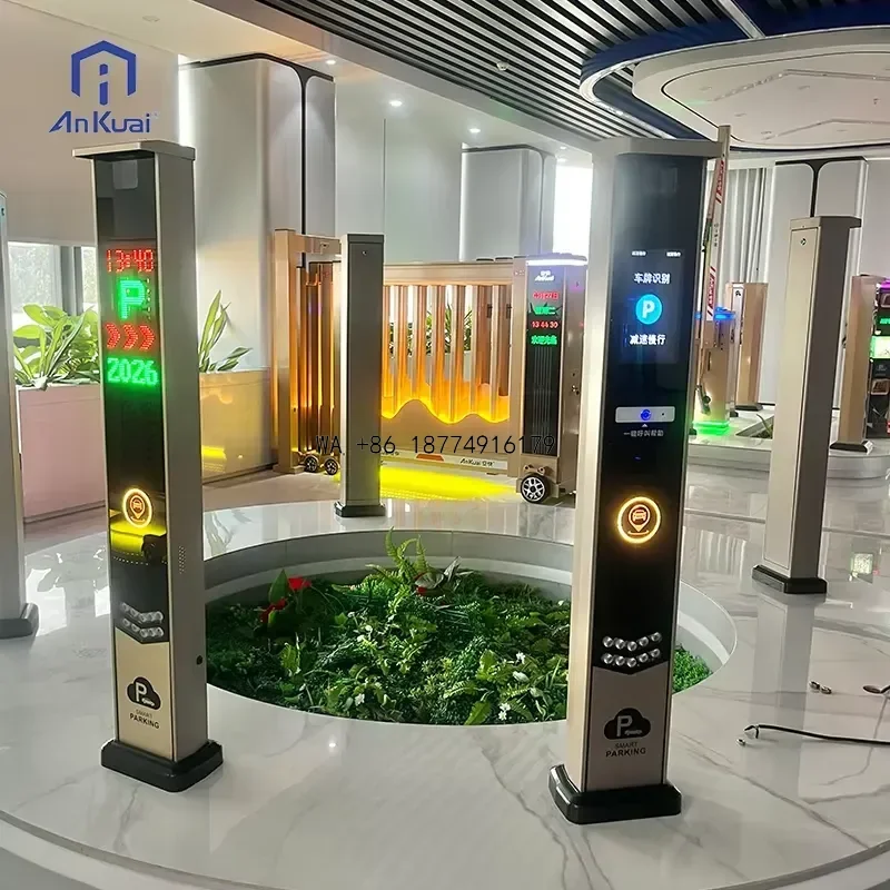 wmwmnu Durable All-in-One Automatic License Plate Recognition Boom Barrier Gate for Modern Parking FacilitiesOEM