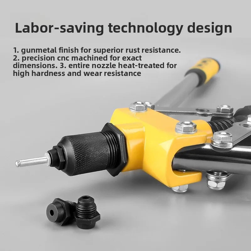 الصناعية الصف توفير العمالة برشام أعمى انتزاع دليل التثبيت بندقية المنزلية الصغيرة برشام بندقية ، غطاء التثبيت ، آلة التثبيت