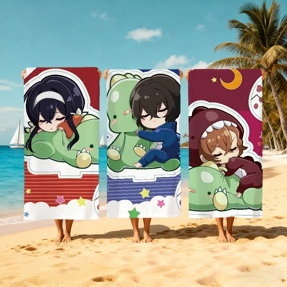 B-bungo anime Dogs Towel Beach Quick Dry Soft S-stray Pool Towels Gift for Travel Gym Shower Camping sports