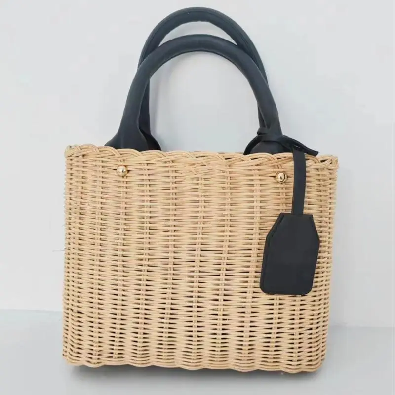 

Ladies' temperament rattan handmade grass woven bag niche and versatile one shoulder crossbody western-style woven handbag