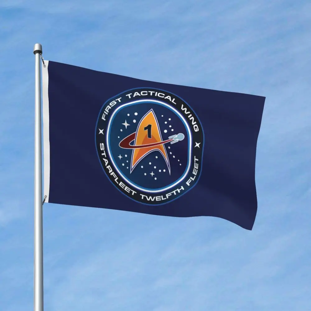 NEW Star Trek Double Sided Banner Breeze Flag Garden Flag Decorative Flag Party Banner 3x5FT (90x150cm)