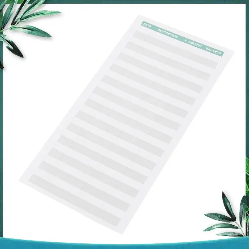 YSS-120 Pieces Expense Tracker Sheets Budget Trackers Paper Fit Budget Envelopes Banknote Envelope Budget For Personal