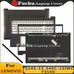 Lenovo Ideapad S145-15 S145-15IWL S145-15IIL için Laptop konut Case LCD arka kapak çerçeve Palmrest alt menteşe kapak siyah