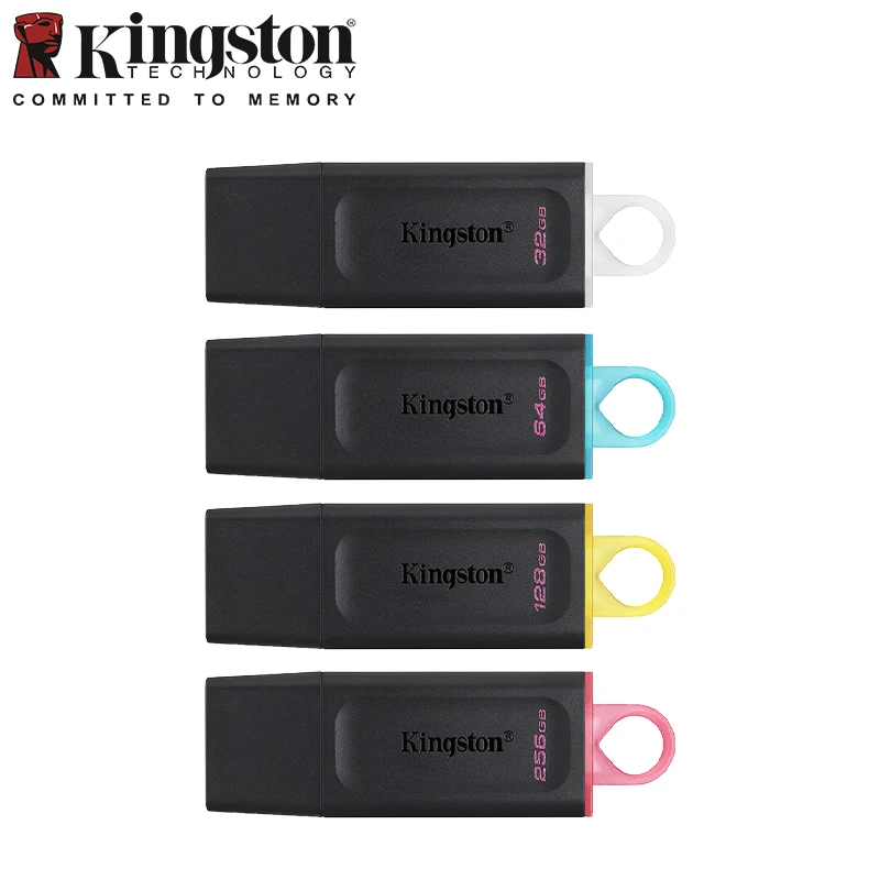 קינגסטון DataTraveler Exodia USB דיסק און קי 32gb 64gb 128gb 256gb USB 3.2 gen 1 עט כונן קטן DTX דיסק און קי עבור מחשב