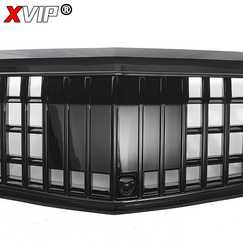 شبكة مصد أمامي على طراز XVIP-Maybach ، شواية سباق ، شواية مبرد سوداء ، مناسبة لمرسيدس بنز E-Class E300 ، E500 ، E350 ،- #5