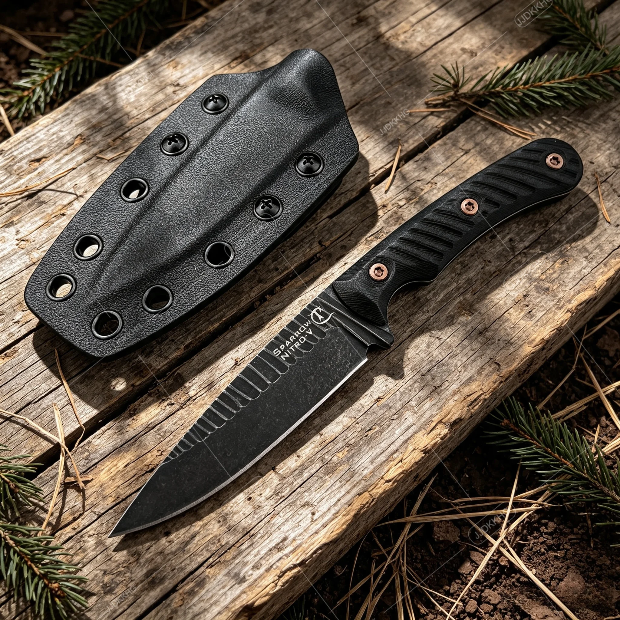 SPARROW NATRO-V Outdoor Knife Multi-purpose Compact Cutting Tool Wilderness Exploration G10 Handle Camping EDC Fixed Knives
