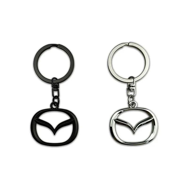 Metal Car Key Rings Keychain Pendant for Mazda 3 6 8 Atenza CX5 CX7 CX4 CX3 CX9 RX7 RX8 Axela BT50 2 Demio Auto Accessories