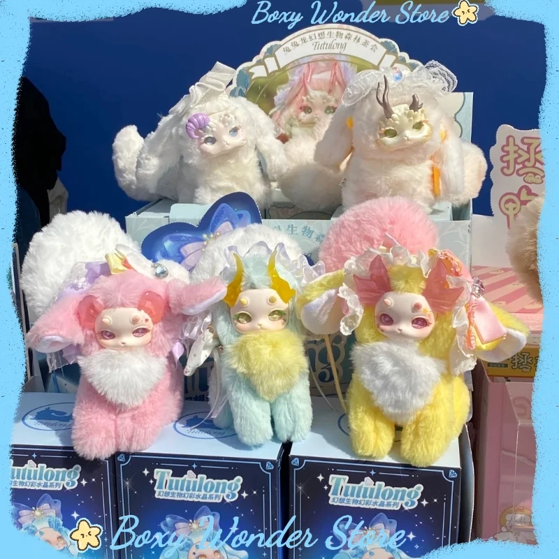

Tutulong 3rd Generation Colorful Crystal Series Blind Box Tide Play Rabbit Anime Figure Room Decoration Kawaii Doll Gift Toy