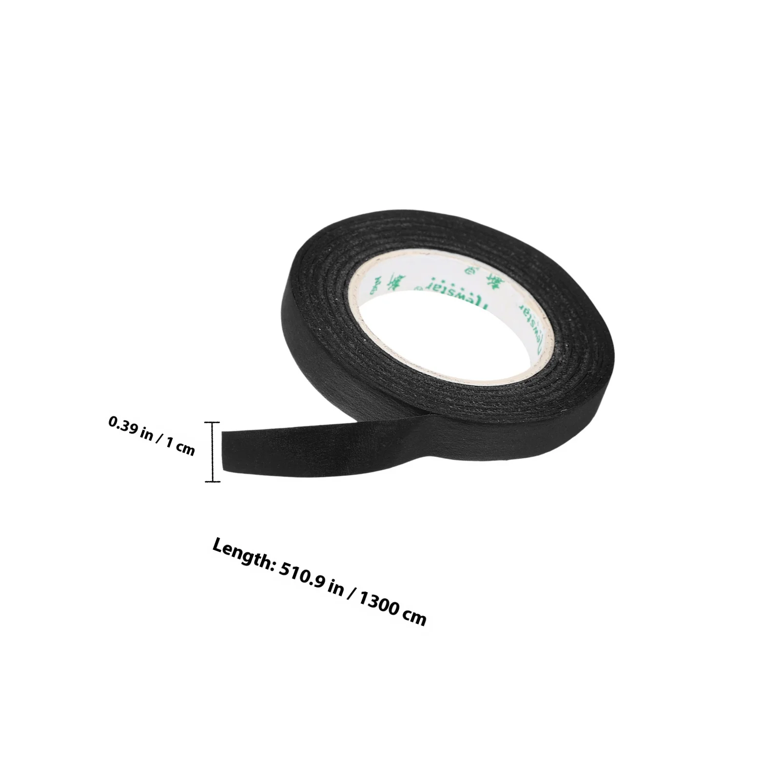 10 لفات شريط اشي أسود مجموعة أنيقة الحد الأدنى تصميم مخطط سكرابوكينغ مجلة صياغة لوازم شريط اشي أسود #4