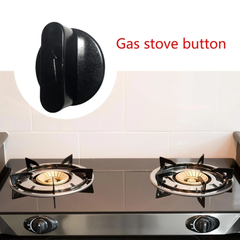 10Pcs 8mm General Replacement Knob Gas Stove Control Knob Oven Knob Cooker Hob Knob for Benchtop Burners