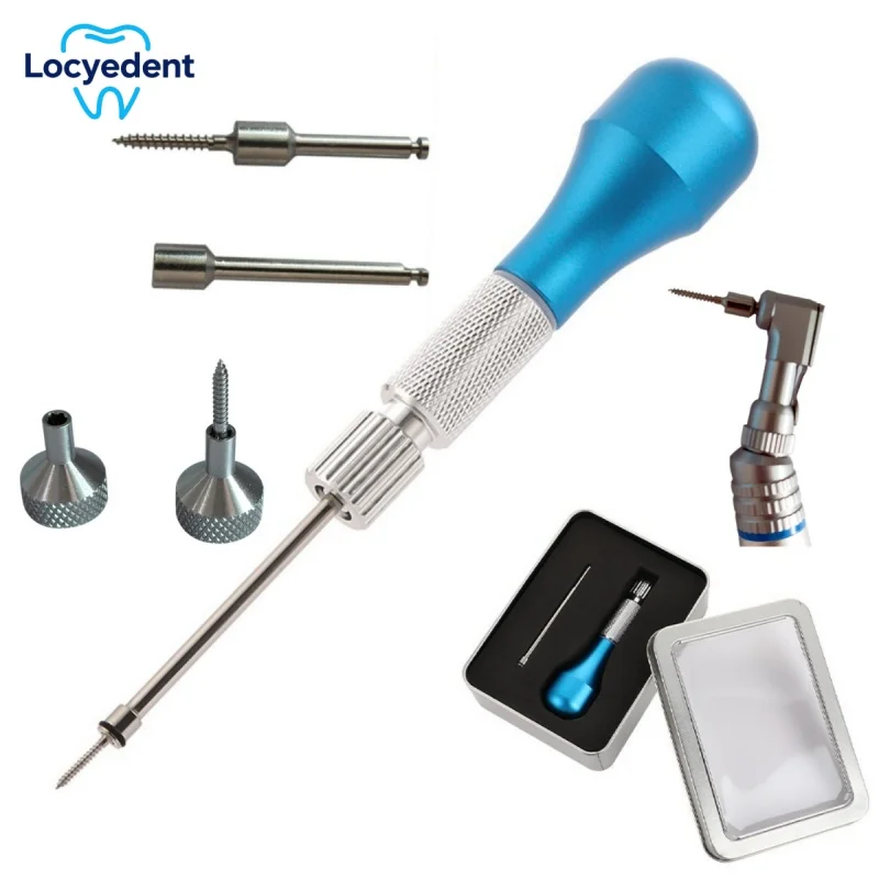 

1pcs Dental Mini Implants Micro Screws Tool Orthodontic Screwdriver Self Drilling Handle Hexagonal Screw Key Matching Device