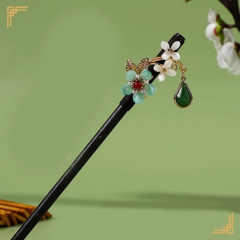 Hair Chinese Ancient Rhinestones Hair Chopsticks Hanfu Hairpin