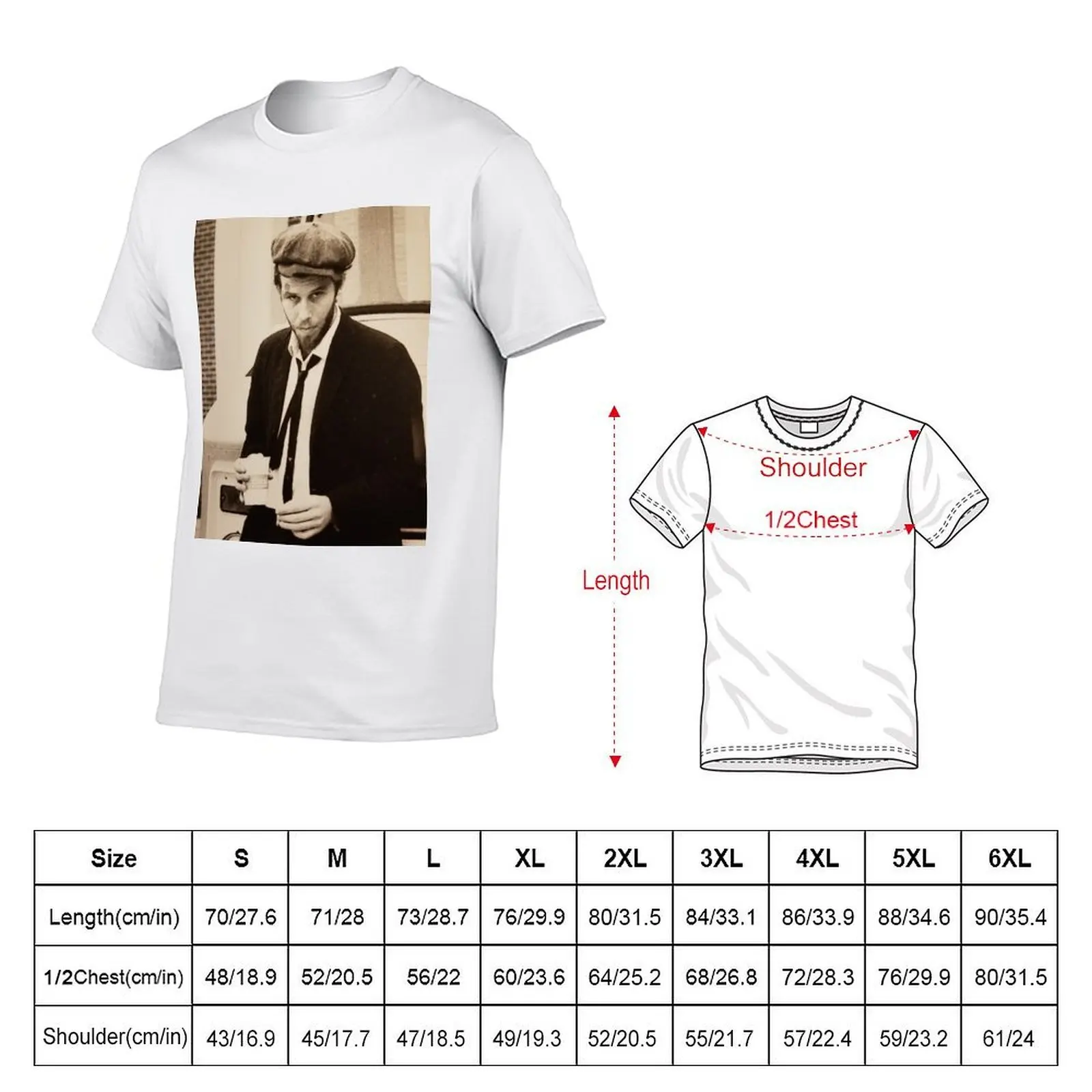 Tom Waits Unpublished 2 T-Shirt street wear anime tshirt workout shirts for men