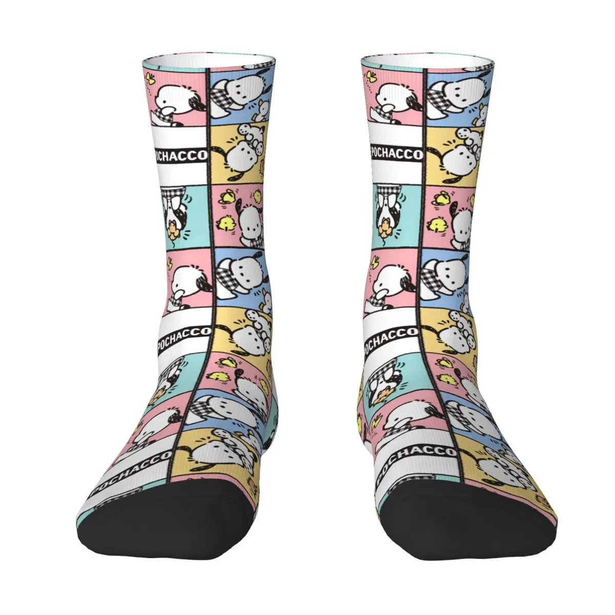 Pochacco Paterrn Cartoon Dog Socks Casual Stockings Autumn Anti Skid Women Men Socks High Quality Graphic Running Sports Socks