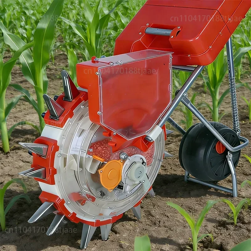Hand-push seeding and fertilization all-in-one machine 2-in-1 corn soybean seeder bean seeder multi-function