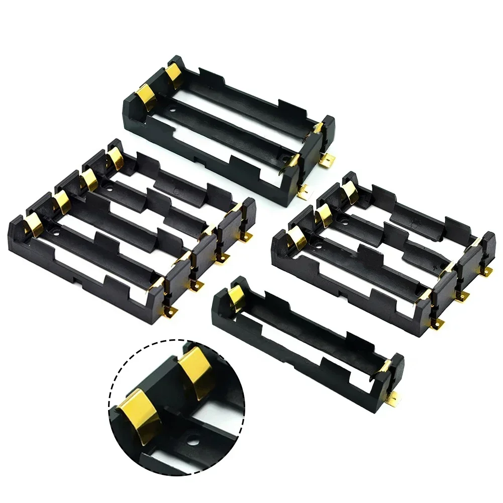 Portabatteria per elettronica portatile Scatola per batteria Alimentatore di ricarica fai-da-te Portabatteria Porta contenitore con clip