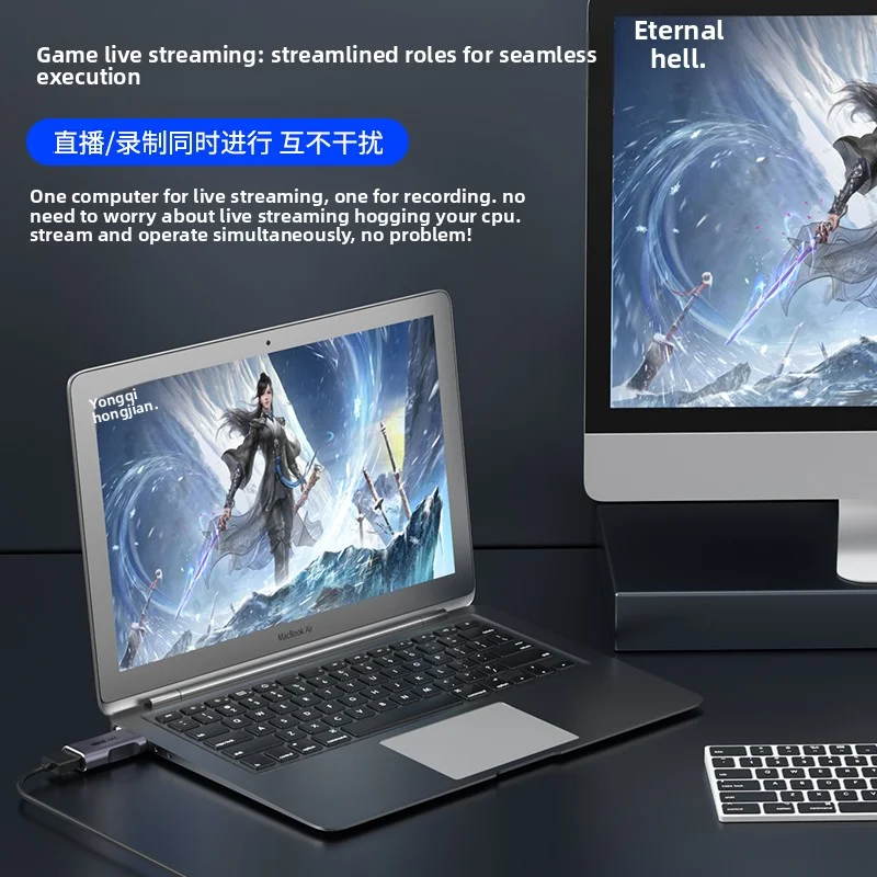 YUCUN 4K1080p USB 3.0 Kartu Pengambil Video HDMI Game Grabber Box untuk PS4 DVD Kamera PC Perekaman Placa De Video Live Streaming