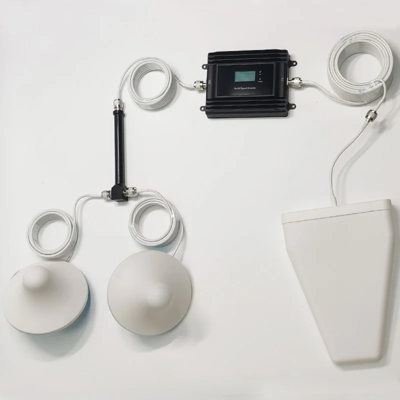 Smart Cell Phone Extends 4G 5G GSM Am-plifier    Range Complete with Two Internal Antennas Coverage up to 1000m2