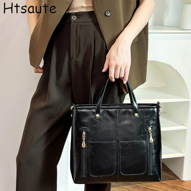 

Long Strape Portable Texture Tote Bags for Women Shoulder Underarm Bag Commuting Bag Large Capacity Autumn Winter Handbags