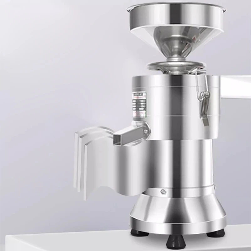 เครื่องทำเต้าหู้เชิงพาณิชย์เครื่องบดถั่วเหลืองสกัดนมถั่วเหลือง25กิโลกรัม/ชั่วโมงพร้อม1บาร์เรล