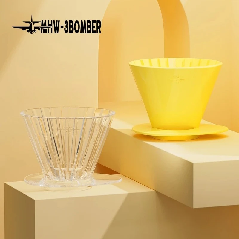 

MHW-3BOMBER Portable Oval Drip Coffee Filters,1-2Cups Barista Coffee Accessory-Home/Brewing Funnel Filter for Coffee&Tea Tools