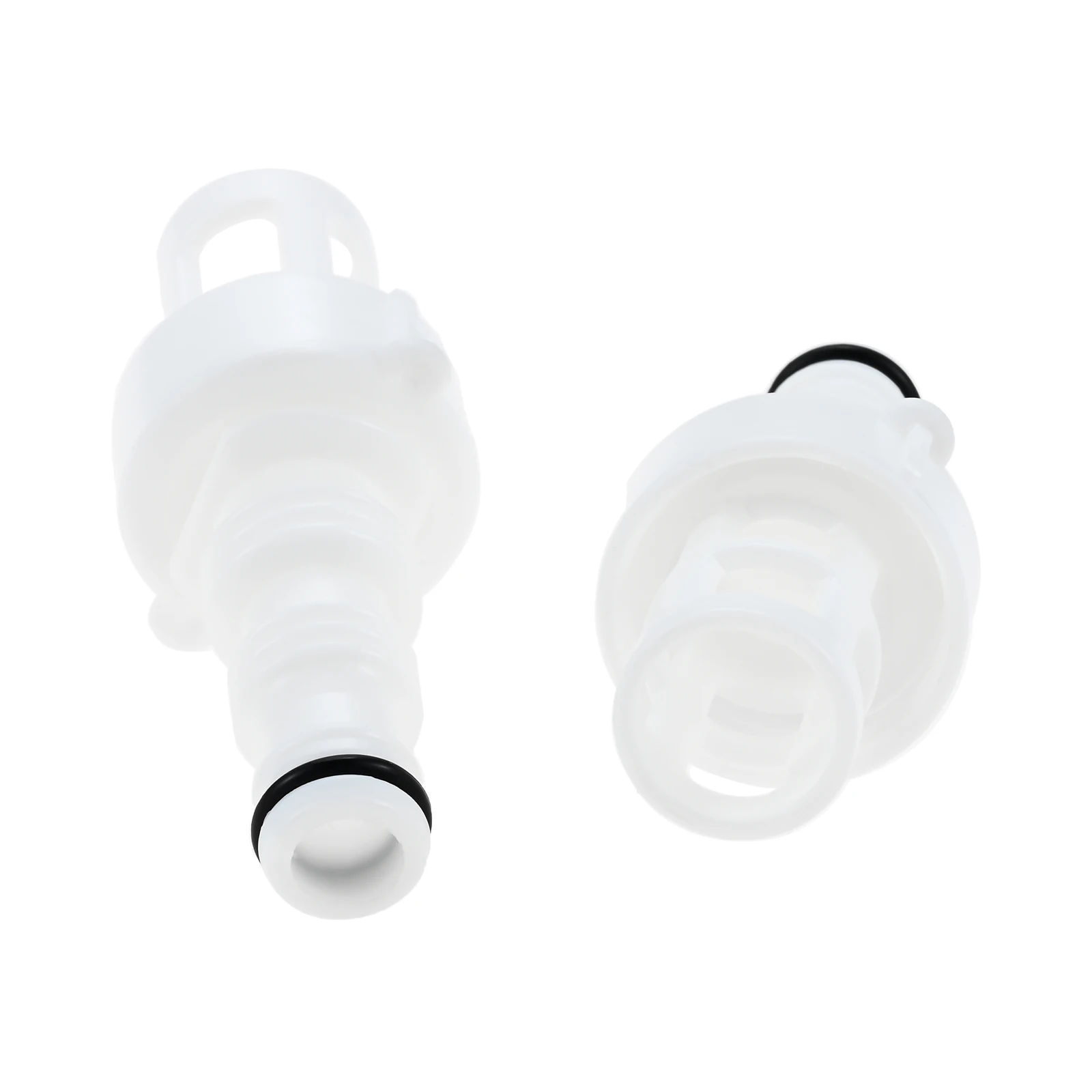 2Pcs Garden Hose Drain Plug Plastic Replacement 10184 Drain To Hose Adapter Connector for In-tex Round Metal Frame Swimming Pool