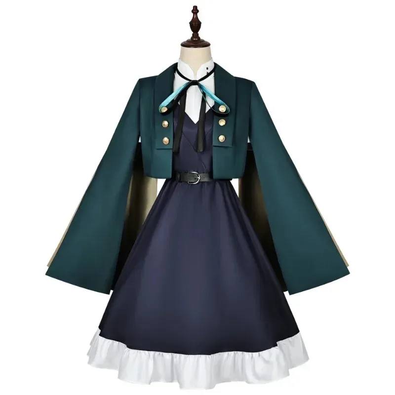 재고 있음 게임 Honkai 스타 레일 반딧불 코스프레 의상 드레스 가발 풀 세트 여성 할로윈 카니발 파티 의류 cm;5