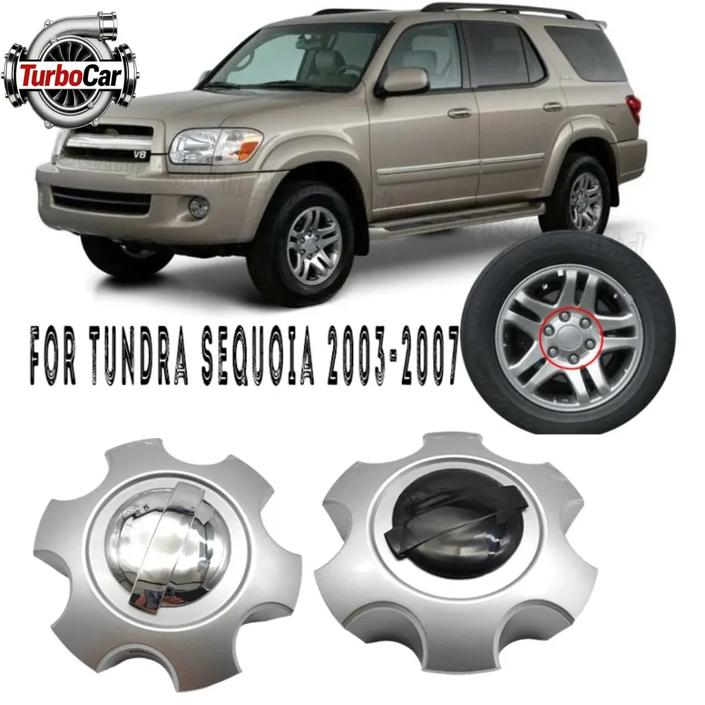 

1PCS Silver Wheel Center Hub Cap For Toyota TUNDRA 2003-2007 OE 42603-420NM 42603-AF030 Replacement HubCap