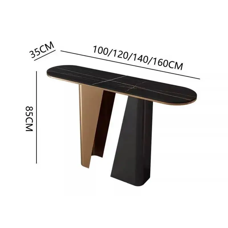 

Entrance Luxury Trendy Console Table Premium Beauty Hall Living Room Console Table Minimalist Design Wohnzimmer Tisch Furniture