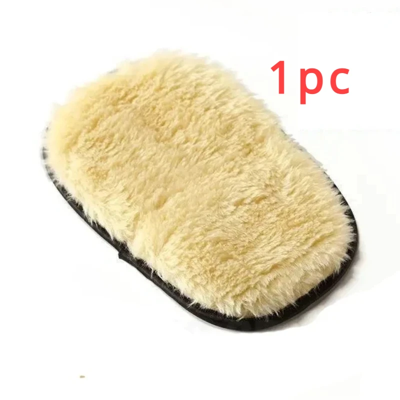 1/3/5pcs Car Wash Brush Car wash wool gloves plush paint-free microfiber bear PAWS special towel for car cleaning rags