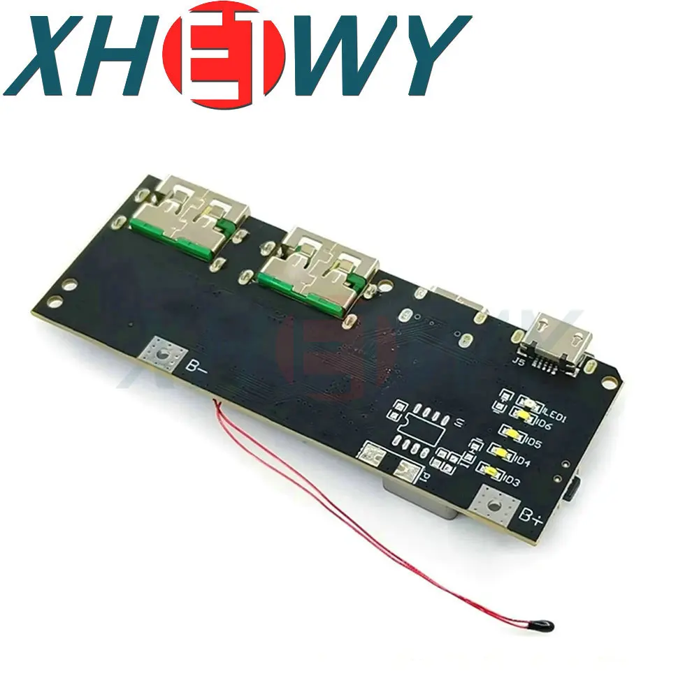 22.5W power bank 5-port bidirectional fast charging mobile power module circuit board DIY motherboard kit QC4+PD3.0