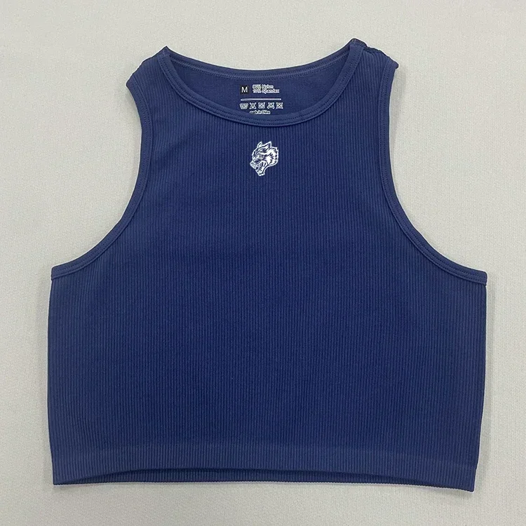 

Топ Darcsport, майка для фитнеса, бесшовный вязаный жилет с глубоким V-образным вырезом, нижнее белье для йоги с резьбой, бесшовная вязаная майка в вертикальную полоску