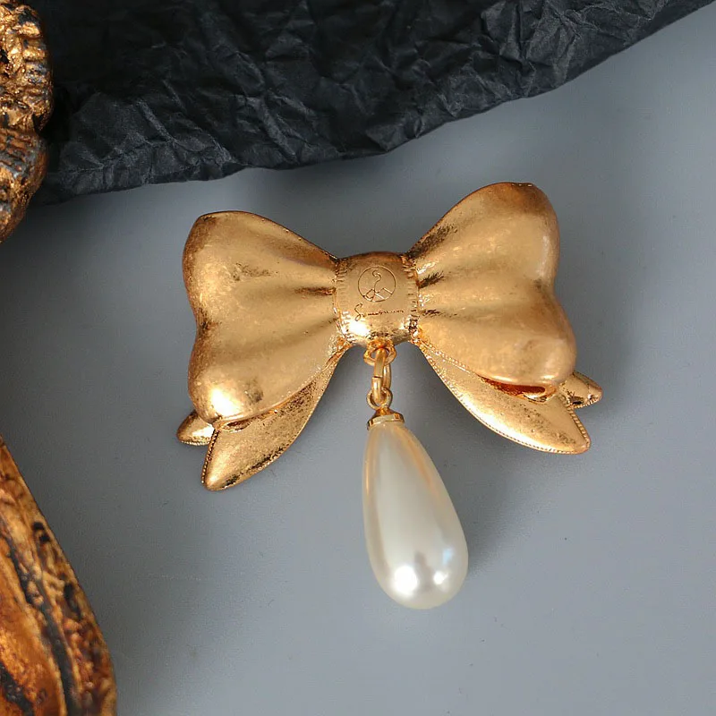 Vintage Bowknot Brooches For Women Jewelry Runway Party T Show Fancy Trendy Boho INS Japan