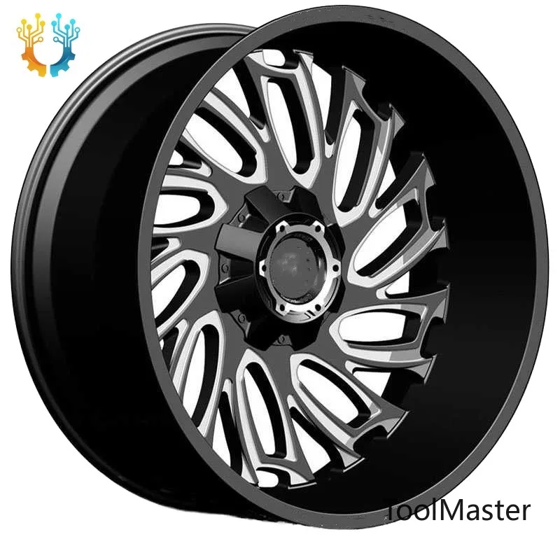 【2026】Offroad Forged Aluminium Alloy Wheels 20 Inch Milled Gloss Black For SUV Jeep 4x4 With 5 Year Warranty