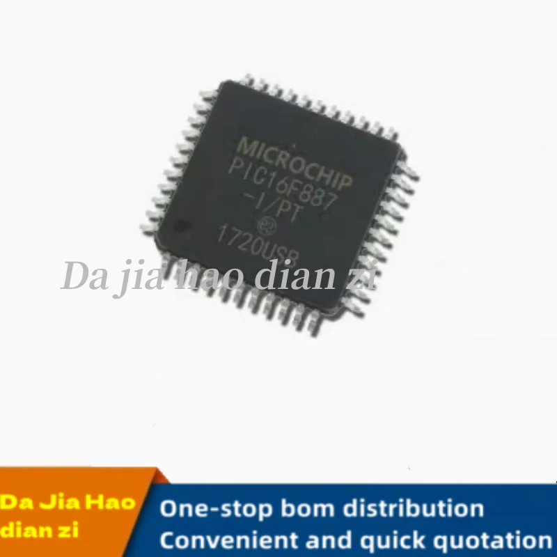 1pcs/lot PIC16F887-I PT PIC16F887 QFP ic chips in stock