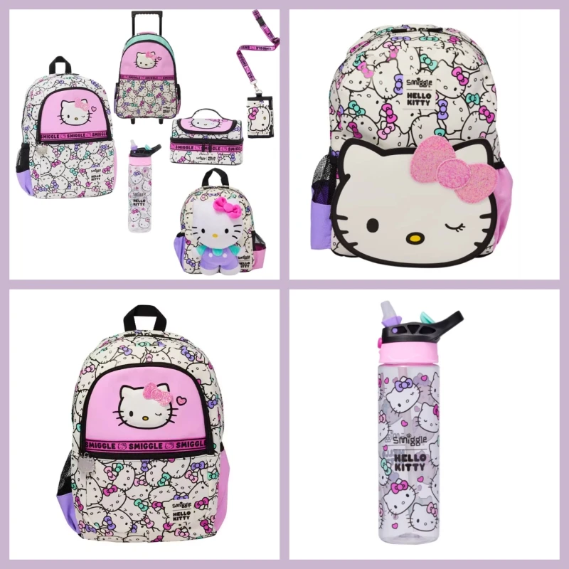 Новый Sanrio Hello Kitty мультсериал детская школьная сумка аниме рюкзак студенческий подарок аниме периферийные устройства отличный подарок на Хэллоуин