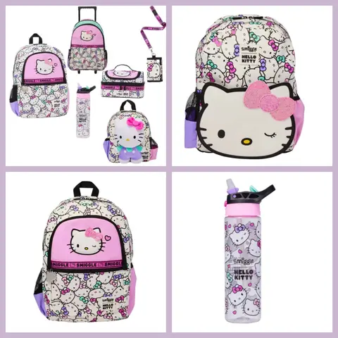 New Sanrio Hello Kitty Cartoon Series Children School Bag Anime Backpack Student Gift Anime Peripherals A Great Halloween Gift