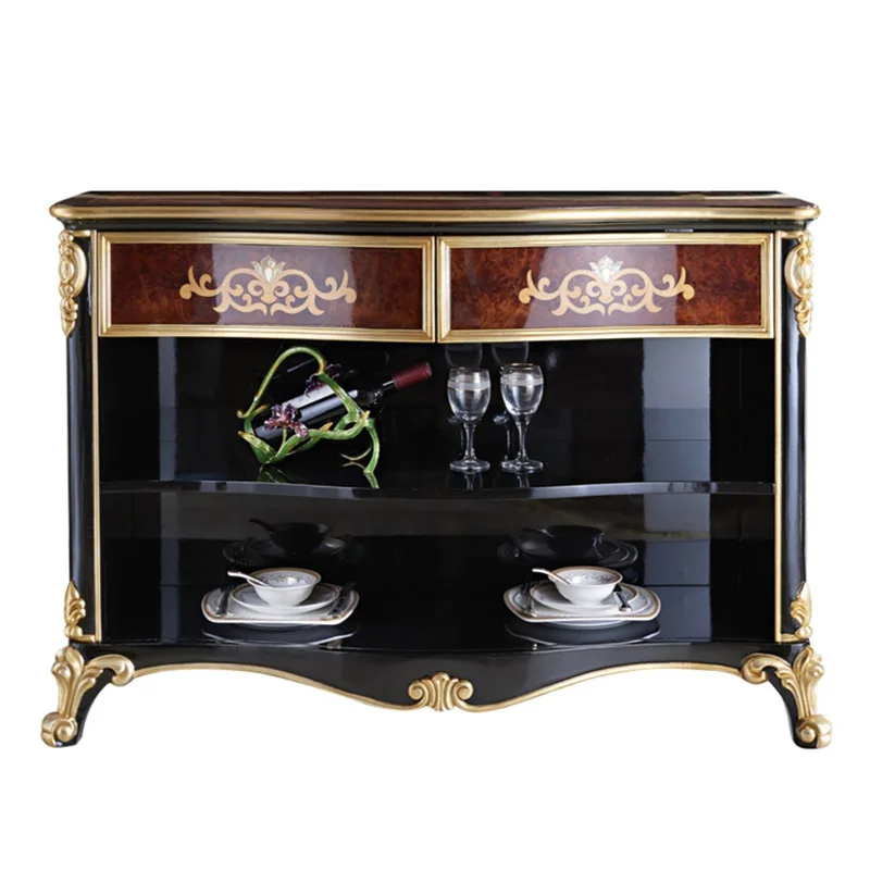 

British French living room tea cabinet storage cabinet neoclassical dining room full cupboard