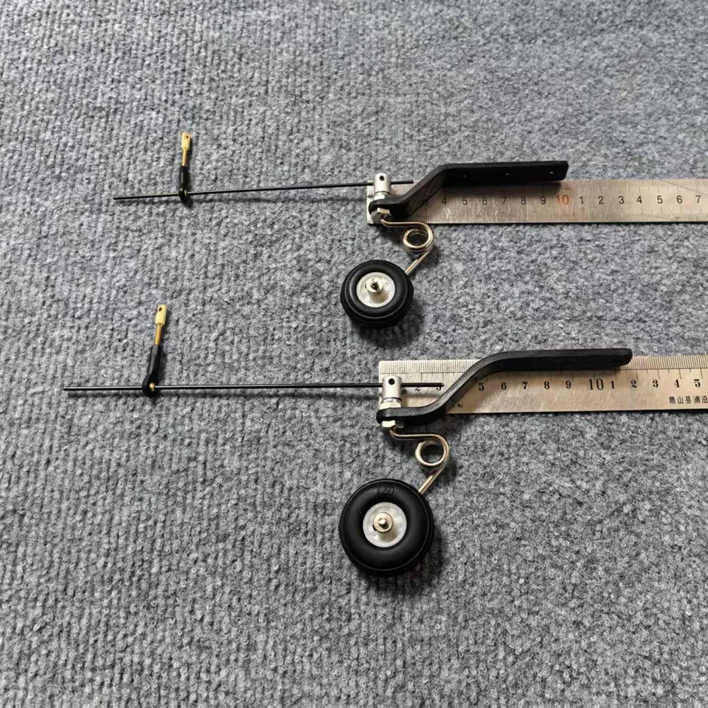 Kit de roue arrière en Fiber de carbone avec pneus PU de 1.25 "et 1.5", pour avions RC 26CC-50CC, train d'atterrissage Durable, mise à niveau des pièces de précision, 1 pièce