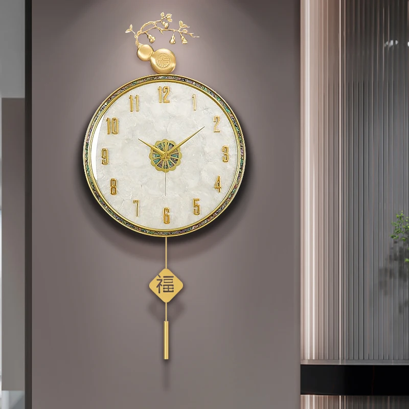 Wall Clock Minimalist Design Unique Korean European Wall Clock Digit Retro view 3