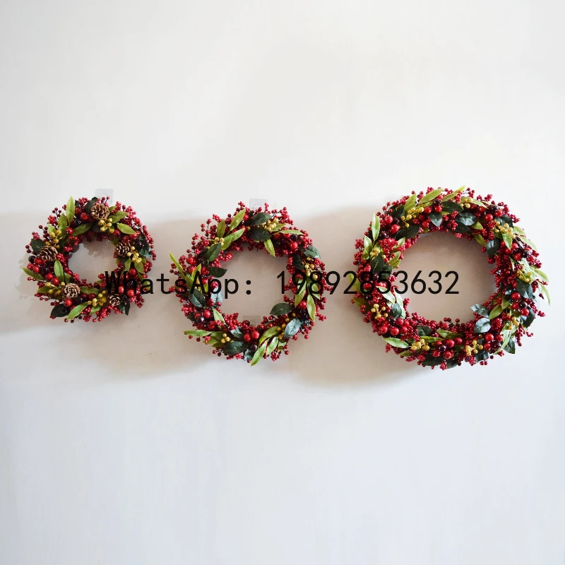 XL Artificial Wreath Decoration Christmas Party Hanging Handmade Large Wreath