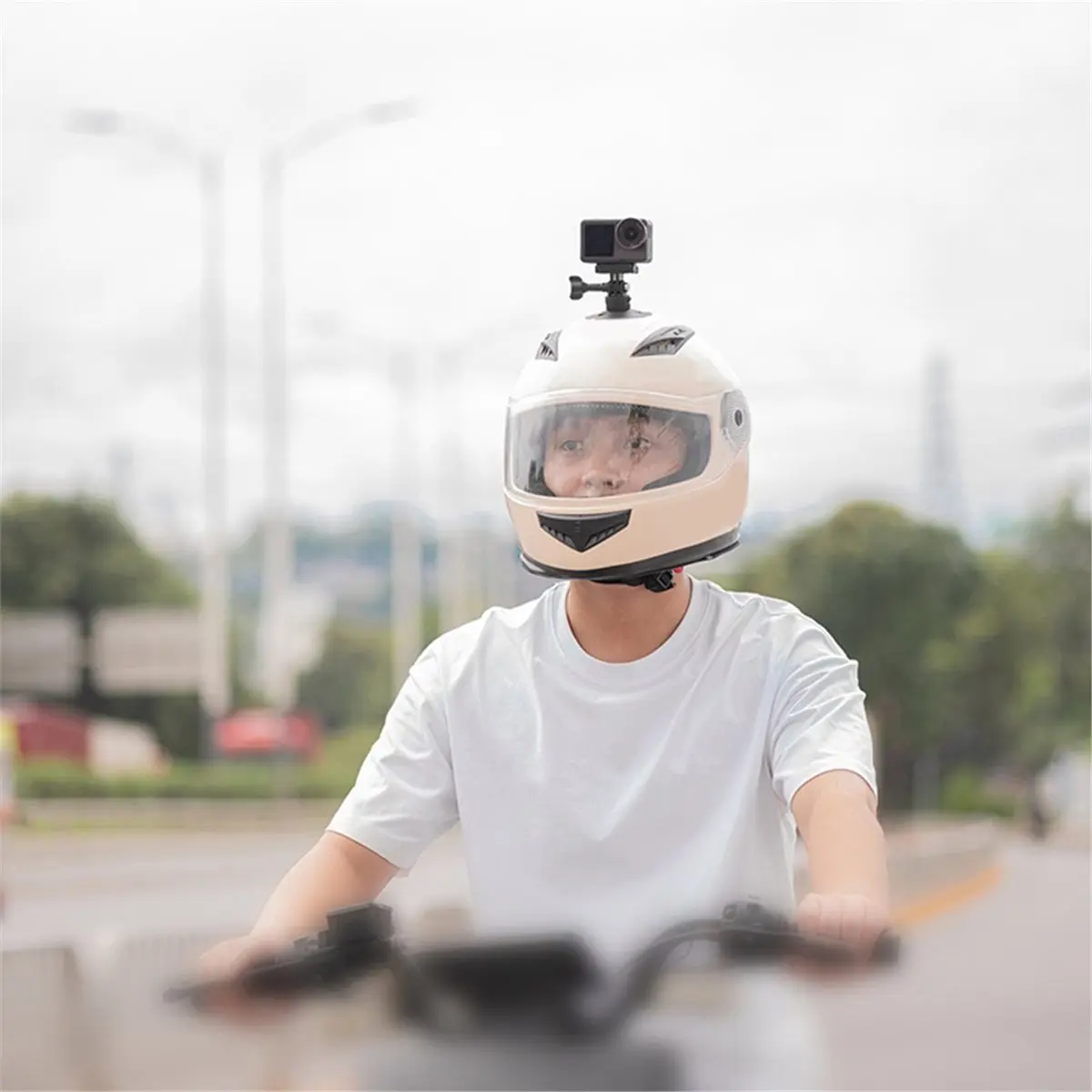 Flexible Adhesive Helm Mount Base for Motorcycle Windshield Bracket Flexible Adhesive Base