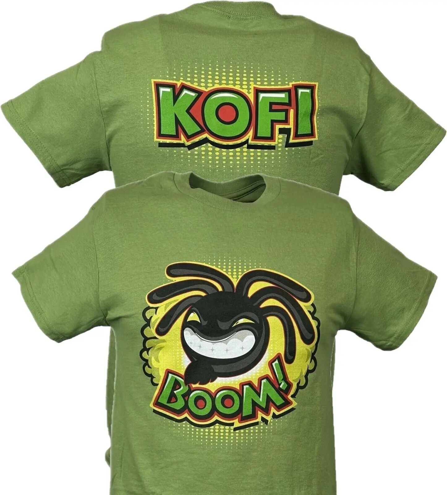 Зеленая рубашка Kofi Kingston Boom Зеленая рубашка Kofi Kingston Boom