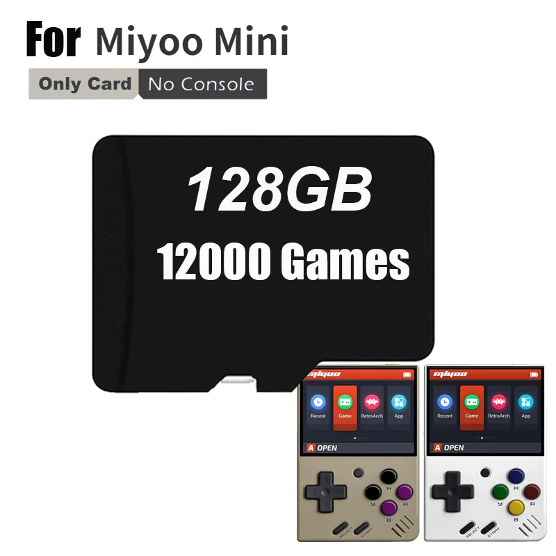 TF Card MIYOO-mini Portable Retro Handheld Game Console 2.8 Inch Memory Card for Player Machine Classic Gaming Emulator