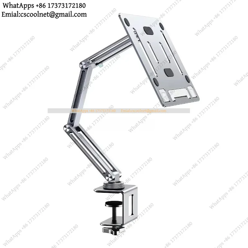 k3 Aluminum Alloy 360° Rotating Laptop Projector Stand Multi-Angle Height Adjustable Reading Book Holder Support Bracket Dock