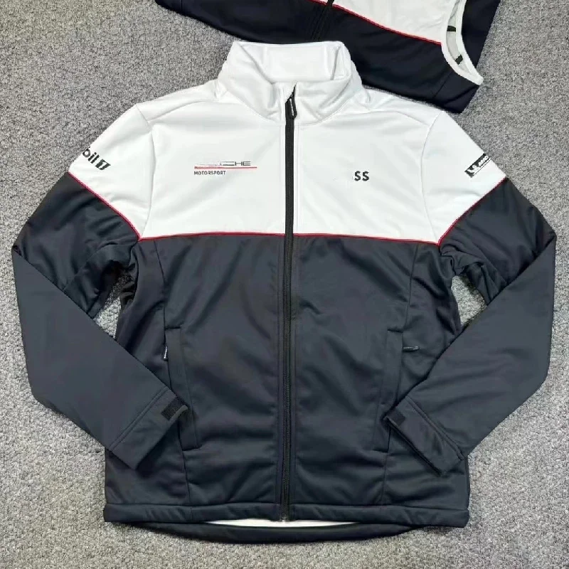 

Original for Porsche and For Boss Co Branded Motorcycle Jacket Men Racing Motorbike Jacket Riding Wear-resistant Moto Clothing